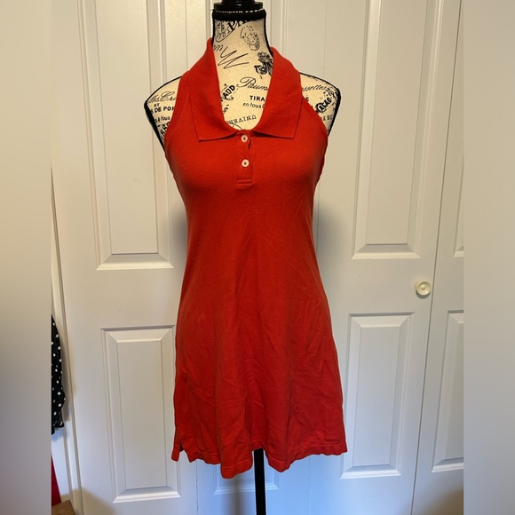 Cute and Casual Short-Sleeve Polo Dress - Picture 3 of 3